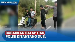 Polisi Ditantang Duel saat Bubarkan Balap Liar di Bangkalan
