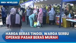 Harga Beras Melambung, Warga Serbu Operasi Pasar di Cimahi, Jawa Barat