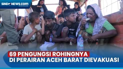 69 Pengungsi Rohingnya yang Terombang-Ambing di Perairan Aceh Barat Dievakuasi