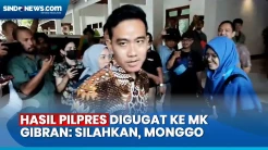 Terkait Rencana Gugatan Penetapan Hasil Pilpres 2024, Gibran: Silahkan, Monggo