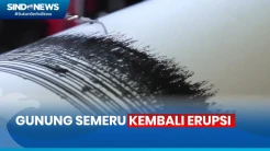 Kembali Erupsi, Gunung Semeru Semburkan Abu Vulkanik Setinggi 1.000 Meter