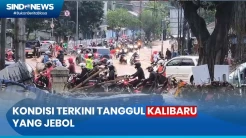 Tanggul Kalibaru yang Jebol Belum Diperbaiki, Begini Kondisi Terkini di Jalan Raya Hek Kramat Jati Jaktim