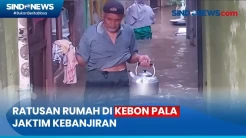 Banjir Kiriman dari Depok dan Bogor Landa Ratusan Rumah di Kebon Pala Jaktim