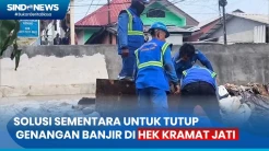 Tanggul Kalibaru yang Jebol di Jakarta Timur, Ditambal Pakai Karung Pasir