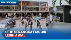 Warga Lebih Awal Mudik dari Stasiun Pasar Demi Hindari Kepadatan Jelang Lebaran