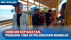 Pemudik Tiba di Pelabuhan Mamuju Untuk Hindari Kepadatan Mudik Lebaran