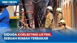 Diduga Akibat Korsleting Listrik, Sebuah Rumah di Jakarta Timur Terbakar