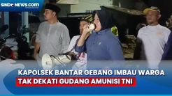 Kapolsek Bantar Gebang Imbau Warga Tak Dekati Lokasi Kebakaran Gudang Amunisi TNI