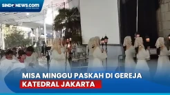 Ratusan Jemaat Ikuti Misa Minggu Paskah di Gereja Katedral Jakarta