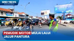 H-9 Lebaran, Pemudik Motor Mulai Ramaikan Jalur Pantura Cirebon