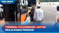 Jumlah Pemudik di Terminal Pulogebang Jakarta Timur Pagi Ini Meningkat