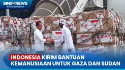 Presiden Jokowi Lepas Bantuan Kemanusiaan ke Gaza dan Sudan Senilai Rp30 Miliar