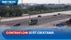 GT Cikatama Mulai Terjadi Kepadatan Kendaraan, Berlakukan Contraflow Siang Ini