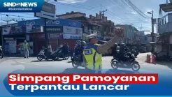 Pantauan Arus Mudik di Simpang Pamoyanan Lingkar Gentong