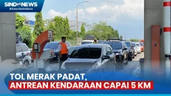Sore Ini, Antrean Kendaraan di Tol Merak Mengular hingga 5 KM