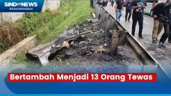Korban Kecelakaan Adu Banteng Km 58 Bertambah Menjadi 13 Orang Tewas