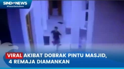 Viral akibat Dobrak Pintu Masjid saat Tawuran, 4 Remaja Diamankan Polisi