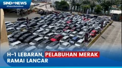 H-1 Lebaran 2024, Pelabuhan Merak Terpantau Ramai Lancar