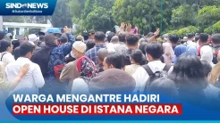 Hadiri Open House di Istana Negara, Warga Mengantre Selepas Salat Idul Fitri