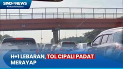 Arus Lalu Lintas Tol Cipali Padat Merayap di H+1 Lebaran