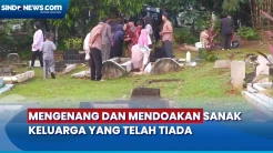 Peziarah Masih Ramai Kunjungi TPU di Kota Depok saat Momen Hari Raya Lebaran