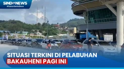 Penampakan Arus Balik Lebaran di Pelabuhan Bakauheni Lampung Pagi Ini