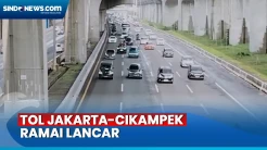 Arus Lalu Lintas di Tol Japek Arah Jakarta Terpantau Ramai Lancar, Rest Area Dipadati Pemudik