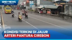 Senin Pagi, Arus Balik di Jalur Arteri Pantura Cirebon Ramai Lancar