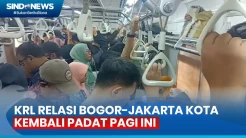 Hari Pertama Kerja Usai Libur Lebaran, KRL Relasi Bogor-Jakarta Kota Kembali Padat