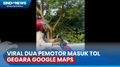 Diduga Salah Lihat Google Maps, Dua Pengendara Motor Masuk Tol saat Arus Balik Lebaran
