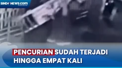 Maling Bermotor di Kembangan Jakarta Barat Gasak Pagar Pintu Besi Parkir Kendaraan