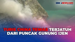 Turis Asal China Tewas Jatuh ke Jurang saat Berswafoto di Puncuk Gunung Ijen