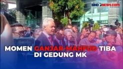 Ganjar-Mahfud Tiba di Gedung MK, Siap Dengarkan Putusan Sengketa Pilpres 2024