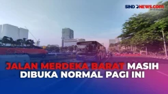 Jelang Putusan MK, Jalan Medan Merdeka Barat Jakarta Pusat Masih Dibuka Normal Pagi Ini