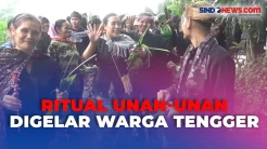 Prosesi Ritual Adat Unan-Unan Digelar Warga Tengger Lereng Gunung Bromo