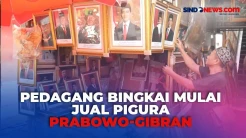 Pedagang Bingkai di Pasar Baru Mulai Banjir Pesanan Pigura Prabowo-Gibran