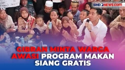 Gibran Minta Warga Awasi Program Makan Siang Gratis saat Blusukan di Rusun Waduk Pluit