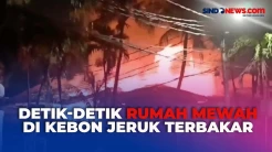 Rumah Mewah di Kebon Jeruk Jakarta Barat Terbakar, 14 Unit Damkar Dikerahkan