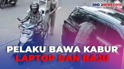 Terekam CCTV, Aksi Pencurian Modus Pecah Kaca Mobil di Jakarta Barat