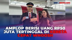 Petugas KCIC Kembalikan Amplop Penumpang yang Tertinggal Berisi Uang Rp50 Juta