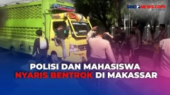 Peringatan Hari Buruh, Polisi dan Mahasiswa Nyaris Bentrok di Makassar