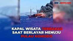 Kapal Wisata Terbakar saat Berlayar Menuju Pulau Komodo, Evakuasi Berjalan Dramatis