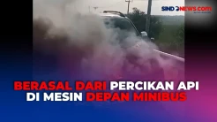 Minibus Terbakar Hebat di Tol Cipali, Diduga Korsleting Listrik