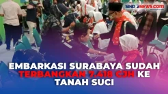 Embarkasi Surabaya Sudah Terbangkan 7.418 CJH, 12 Diantaranya Tertunda