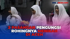Dua Pasangan Pengungsi Rohingya di Aceh Jalani Prosesi Pernikahan