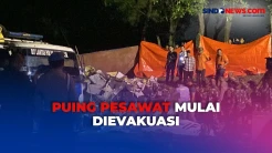 Puing Pesawat Latih yang Jatuh di BSD Mulai Dievakuasi Gunakan 2 Truk