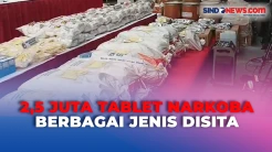 Polisi Bongkar Industri Rumahan Narkoba di Bogor, 2,5 Juta Tablet Narkoba Disita