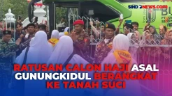 Suasana Haru Iringi Keberangkatan Calon Jemaah Haji di Kabupaten Gunungkidul