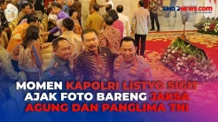 Penampakan Kapolri Listyo Sigit Ajak Foto Bareng Jaksa Agung dan Panglima TNI di Istana Negara