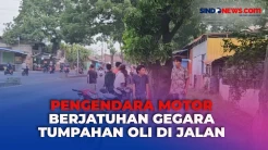 Ada Tumpahan Oli di Jalan, Sejumlah Pengendara Motor di Medan Berjatuhan